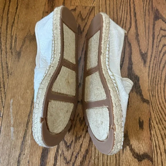 Talbots White Embroidered Espadrilles - Picture 4 of 5
